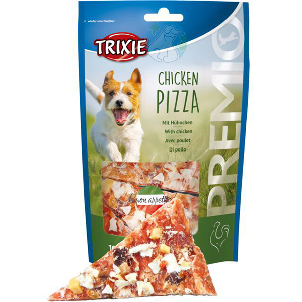 تشویقی سگ 100گرمی Chicken pizza Trixie